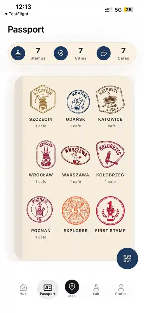 Passport — city stamps